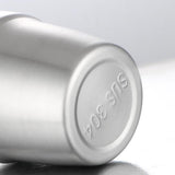 Maxbell Double Wall Wine Cup Stainless Steel Beer Mug Travel Drinking Glass B 185ml