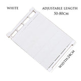 Maxbell 2pcs Expandable Shelf Closet Organizer Storage Adjustable Rack Rod 50-80cm