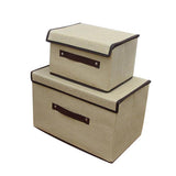 Maxbell Storage Box Holder Makeup Cosmetic Stationery Organizer Beige S+L - Aladdin Shoppers