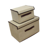 Maxbell Storage Box Holder Makeup Cosmetic Stationery Organizer Beige S+L - Aladdin Shoppers