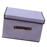 Maxbell Storage Box Holder Makeup Cosmetic Stationery Organizer Purple L - Aladdin Shoppers