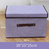 Maxbell Storage Box Holder Makeup Cosmetic Stationery Organizer Purple L - Aladdin Shoppers