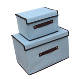 Maxbell Storage Box Holder Makeup Cosmetic Stationery Organizer Blue S+L - Aladdin Shoppers