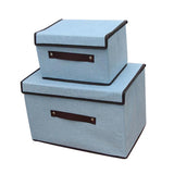 Maxbell Storage Box Holder Makeup Cosmetic Stationery Organizer Blue S+L - Aladdin Shoppers