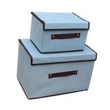 Maxbell Storage Box Holder Makeup Cosmetic Stationery Organizer Blue S+L - Aladdin Shoppers