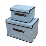Maxbell Storage Box Holder Makeup Cosmetic Stationery Organizer Blue S+L - Aladdin Shoppers