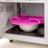 Maxbell Microwave Oven Heating Shelf Heating Kitchen Tray Oven Cooking Rack Rose Red