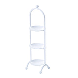 Three Layers Macaron Cake Stand Cupcake Rack Display Board Decor White