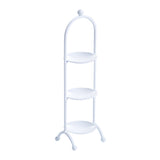 Three Layers Macaron Cake Stand Cupcake Rack Display Board Decor White