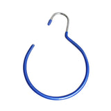 Maxbell 4pcs Tie Scarf Tie Clothes Storage Rack Blue