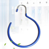 Maxbell 4pcs Tie Scarf Tie Clothes Storage Rack Blue