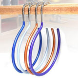 Maxbell 4pcs Tie Scarf Tie Clothes Storage Rack Blue