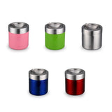Maxbell Stainless Steel Ashtray Desktop Mini Trash Can Stand Holder Ash Tray Silver