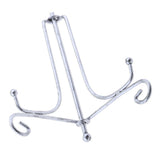 Maxbell Iron Display Stand, Easel Plate Display Holder, Displays Card, Cookie Silver