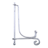 Maxbell Iron Display Stand, Easel Plate Display Holder, Displays Card, Cookie Silver