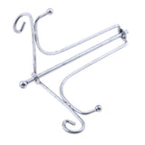 Maxbell Iron Display Stand, Easel Plate Display Holder, Displays Card, Cookie Silver