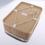 Maxbell Weaving Storage Basket Bamboo Handmade Snacks Toys Storage Box 32x22x12cm