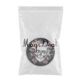 Maxbell Skull Pattern Round Beach Towel Tapestry Yoga Beach Mat Blanket Skull 1