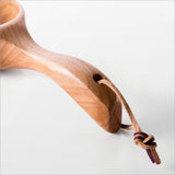 Maxbell Wooden Ladle Hanheld Rice Ladle Sauna  Beech Spoon Japanese Tea Ladle