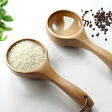 Maxbell Wooden Ladle Hanheld Rice Ladle Sauna  Beech Spoon Japanese Tea Ladle