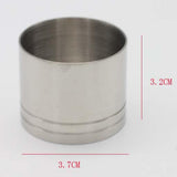 Maxbell Wine Glass Bar Jigger Stainless Steel Cocktail Measuring Cup 25/50ml 25ml - Aladdin Shoppers