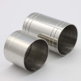Maxbell Wine Glass Bar Jigger Stainless Steel Cocktail Measuring Cup 25/50ml 25ml - Aladdin Shoppers