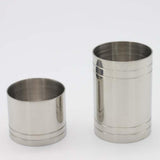 Maxbell Wine Glass Bar Jigger Stainless Steel Cocktail Measuring Cup 25/50ml 25ml - Aladdin Shoppers