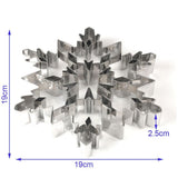 Maxbell Cake Fondant Plunger Cutter Cookies Biscuit Mold Christmas Snowflake
