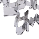 Maxbell Cake Fondant Plunger Cutter Cookies Biscuit Mold Christmas Snowflake