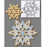 Maxbell Cake Fondant Plunger Cutter Cookies Biscuit Mold Christmas Snowflake