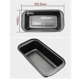 Maxbell 5pcs Baking Mold Nonstick Baking Pan Kitchenware black - Aladdin Shoppers