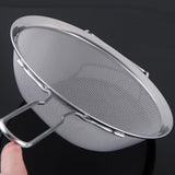 Maxbell Soy Milk Filter Spoon Stainless Steel Colander Skimmer Spoon Large Ladle