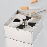 Maxbell Stainless steel Rotating Windbreak Ashtray with Cover Car Ashtray S - Aladdin Shoppers
