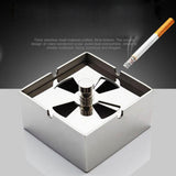 Maxbell Stainless steel Rotating Windbreak Ashtray with Cover Car Ashtray S - Aladdin Shoppers