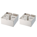 Maxbell Stainless steel Rotating Windbreak Ashtray with Cover Car Ashtray S - Aladdin Shoppers