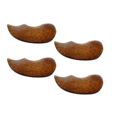Maxbell 4 Pieces Japanese Style Wooden Chopsticks Holder Brown Kitten - Aladdin Shoppers