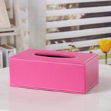 Maxbell Tissue Box Dispenser Case Napkin Holder Home Office Car Accessory Rose Pink