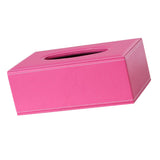 Maxbell Tissue Box Dispenser Case Napkin Holder Home Office Car Accessory Rose Pink
