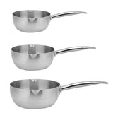 Maxbell Stainless Steel Sauce Pan Nonstick Milk Pan Kitchen Tools 18x8cm - Aladdin Shoppers