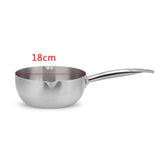 Maxbell Stainless Steel Sauce Pan Nonstick Milk Pan Kitchen Tools 18x8cm - Aladdin Shoppers