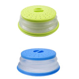 Maxbell 2 in 1 Collapsible Microwave Cover Foldable Nonslip Colander Strainer Yellow - Aladdin Shoppers