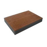 Maxbell 4 Slots Leather Tray Stationery Organizer Storage Box Pencil Holder Coffee - Aladdin Shoppers