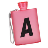 Maxbell Plastic Flat Water Cup Insulate Beer Mug Outdoor Sports Kettle Red A - Aladdin Shoppers