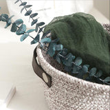 Maxbell Large Cotton Rope Basket Woven Storage Basket for Baby Toys, Laundry Gray