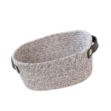 Maxbell Large Cotton Rope Basket Woven Storage Basket for Baby Toys, Laundry Gray
