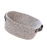 Maxbell Large Cotton Rope Basket Woven Storage Basket for Baby Toys, Laundry Gray