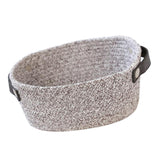 Maxbell Large Cotton Rope Basket Woven Storage Basket for Baby Toys, Laundry Gray