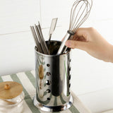 Maxbell Chopstick Basket Stainless Steel Cage Spoon Box Straw Canister Circle - Aladdin Shoppers