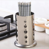 Maxbell Chopstick Basket Stainless Steel Cage Spoon Box Straw Canister Apple - Aladdin Shoppers