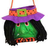 Maxbell Halloween Storage Bag Tote Pouch Sack Candy Gift Bag Handbag Green Witch - Aladdin Shoppers